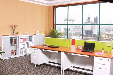 洛阳厂家批量供应莱美系列钢木结合办公桌 办公家具